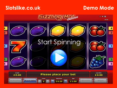 Sizzling Hot Deluxe demo